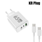 65W USB C Charger Fast Charging Gan Phone Charger Power Adapter Mobile Phone Adapter Quick Charger 3.0 for Iphone Samsung Xiaomi