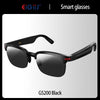 New GS200 Smart Glasses Wireless Call Music Playback Half Frame Sunglasses with Blue Light UV Protection IP67 Waterproof