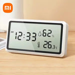 Xiaomi Electronic Thermometer Hygrometer Weather Station for Home Indoor High Precision with Table Clock Temperature Controller