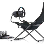 Challenge Sim Racing Cockpit | Foldable & Adjustable | for High Performance Sim Racing | Compact & Flexible