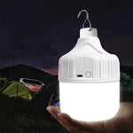 Portable USB Rechargeable LED Pendant Light High Brightness Waterproof Outdoor Lamp for Camping Fishing Emergency Night Lighting