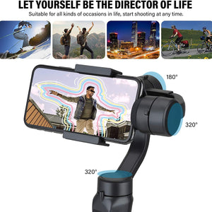 Three-axis handheld gimbal F6 stabilizer mobile phone three-axis stabilizer intelligent anti shake outdoor live streaming stand