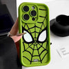 Spider Man iPhone 14 Promax Matte Silicone Soft Case for Apple Phone Case