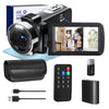 4K Video Camera 60Fps/48Mp UHD Video Recording Digital Camera Autofocus, 18X Digital Zoom Camera, 3 Inch Screen