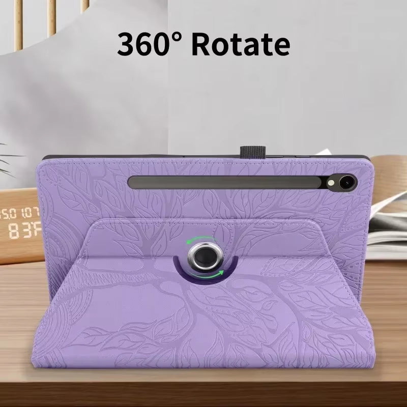 360 Rotation Cover for Samsung Galaxy Tab S9 FE 10.9 Inch 2023 Case Funda for Galaxy Tab A9 plus S9 S8 S7 11In plus Tablet Cover