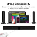 Fashionable Sound Blaster Split Bluetooth Speaker Innovative Folding Type TV Speaker Stereo Sound Bar BS-36 [<HL 5>]