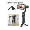 Three-axis handheld gimbal F6 stabilizer mobile phone three-axis stabilizer intelligent anti shake outdoor live streaming stand