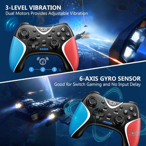 Switch game controller NS wireless controller custom back key programming continuous Bluetooth wireless controller