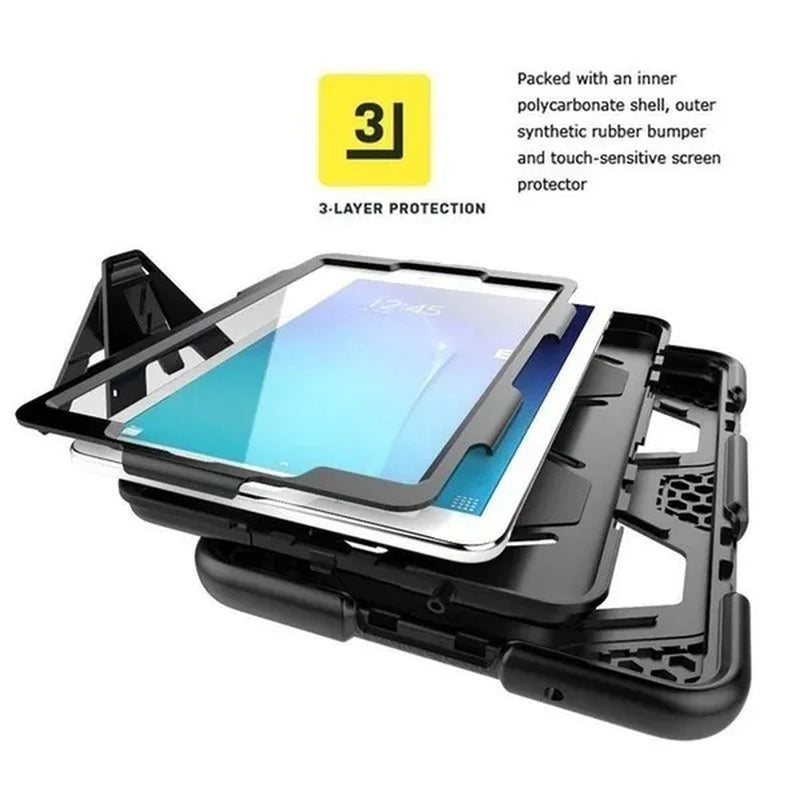 Shockproof Dust-Proof Hard Armor Heavy Duty Design with Kickstand Protective Case for New Ipad Pro 11 12.9 10.2 9.7 Air 3 10.5 Air 2 6 Mini 5 4 3 2 2020 2019 2018 Tablet Cover Funda