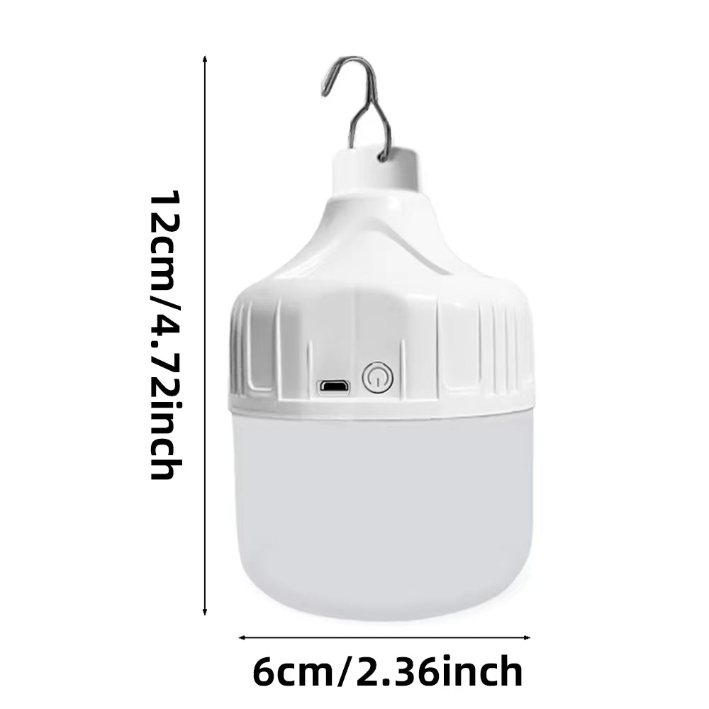 Portable USB Rechargeable LED Pendant Light High Brightness Waterproof Outdoor Lamp for Camping Fishing Emergency Night Lighting