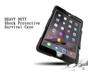 Shockproof Dust-Proof Hard Armor Heavy Duty Design with Kickstand Protective Case for New Ipad Pro 11 12.9 10.2 9.7 Air 3 10.5 Air 2 6 Mini 5 4 3 2 2020 2019 2018 Tablet Cover Funda