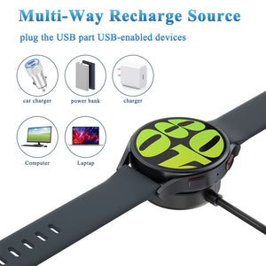 Charger for Samsung Galaxy Watch 6/5/4 40/44Mm 3 41/45Mm 5Pro 45Mm Charging Dock for Galaxy Watch 4 6 Classic 42/46Mm 43/47Mm