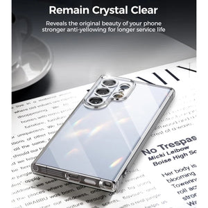 Original Clear Silicone Case for Galaxy Samsung S25 S24 S23 S22 S21 Ultra FE plus Ultra Thin Crystal Soft TPU Cover A55 A35 A25