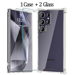 S25 Ultra Original Phone Case for Samsung S24 Ultra Transparent Back Cover for Samsung Galaxy S 24 Ultra Soft TPU Cases