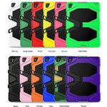 Shockproof Dust-Proof Hard Armor Heavy Duty Design with Kickstand Protective Case for New Ipad Pro 11 12.9 10.2 9.7 Air 3 10.5 Air 2 6 Mini 5 4 3 2 2020 2019 2018 Tablet Cover Funda