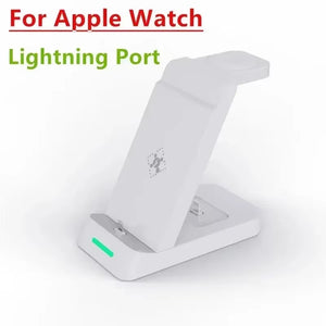 3 in 1 Wireless Charger Stand for Iphone 15 14 Samsung S22 S21 Fast Charging Station Dock for Galaxy/Apple Watch Airpods