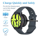 Charger for Samsung Galaxy Watch 6/5/4 40/44Mm 3 41/45Mm 5Pro 45Mm Charging Dock for Galaxy Watch 4 6 Classic 42/46Mm 43/47Mm