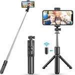 Selfie Stick Tripod Extendable Wireless Bluetooth Remote Portable Smartphone Tripod Stand Mount for IOS Android Phone