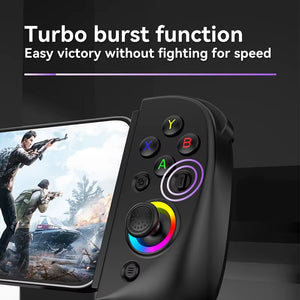 BSP D8 RGB Tablet Controller Wireless Handle for Switch Game Bluetooth Stretching Joystick for P3 P4 Android IOS Gamepad