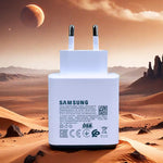 Original  Charger 45W Super Fast Charge EU CERTIFIED Adapter for Galaxy Z Fold 5 4 3 Flip 5 4 3 S23 S24 Ultra S20 S22 S21